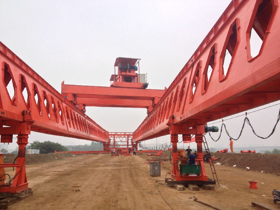 安裝架橋機安全監控管理系統現場一